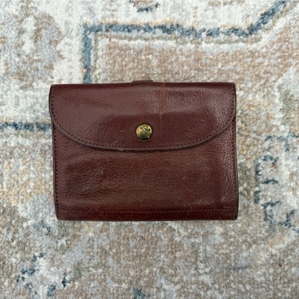 LEATHER IL BISONTE VINTAGE WALLET *used*